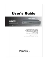 Preview for 1 page of Protek 9700HD IP User Manual