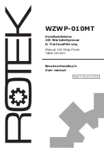 Preview for 1 page of Protek WZWP-010MT User Manual