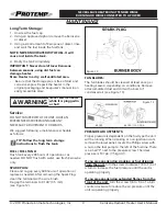 Preview for 9 page of Protemp PT-125-OFR-A User'S Manual & Operating Instructions