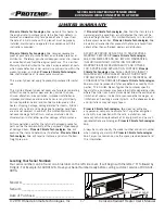 Preview for 17 page of Protemp PT-125-OFR-A User'S Manual & Operating Instructions