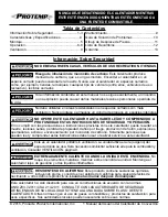 Preview for 18 page of Protemp PT-200V-LPC-A User'S Manual & Operating Instructions