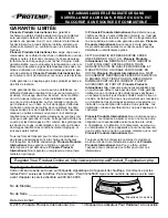 Preview for 46 page of Protemp PT-200V-LPC-A User'S Manual & Operating Instructions