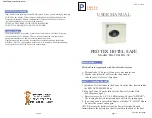Preview for 1 page of Protex BG-34 User Manual