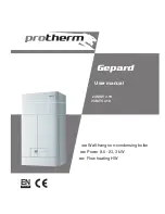 Preview for 1 page of Protherm Gepard 23 MOV v.19 User Manual