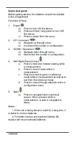 Предварительный просмотр 3 страницы Protimeter INS9800 Instruction Manual