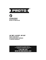 Предварительный просмотр 1 страницы Proto J6110BT Instruction Manual