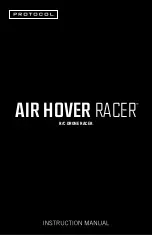 Preview for 1 page of Protocol AIR HOVER RACER Instruction Manual