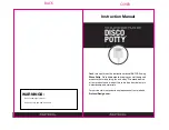 Preview for 1 page of Protocol Disco Potty Instruction Manual