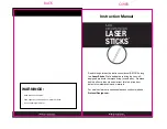 Protocol Laser Sticks Instruction Manual preview