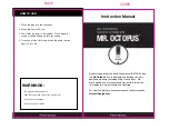 Preview for 1 page of Protocol MR. OCTOPUS Instruction Manual