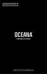 Protocol OCEANA Instruction Manual preview