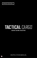 Preview for 1 page of Protocol TACTICAL CARGO Instruction Manual