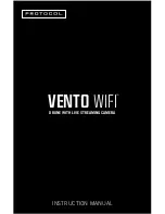 Protocol VENTO WIFI Instruction Manual preview