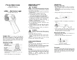 ProtoMachines LED2 Operating/Safety Instructions предпросмотр