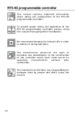 Preview for 20 page of Proton ECOMATIC PRO Operation Manual