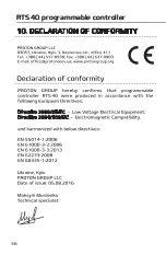 Preview for 36 page of Proton ECOMATIC PRO Operation Manual