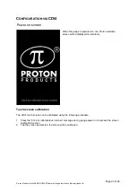 Предварительный просмотр 22 страницы Proton InteliSENS DG2030 Instruction Manual