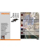 Предварительный просмотр 1 страницы Protool AGP 125-12 D Instructions For Use Manual