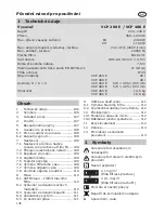 Preview for 106 page of Protool VCP 260 E-L AC Original Instruction / Spare Parts List