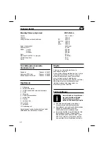 Preview for 62 page of Protool VCP 450 E-L Manual