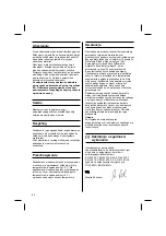 Preview for 86 page of Protool VCP 450 E-L Manual