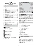 Preview for 9 page of Protool WCP-32 Original Instruction / Spare Parts List