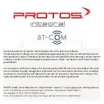 Preview for 32 page of Protos Integral BT-COM User Manual