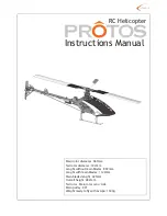 Preview for 1 page of Protos RC Helicopter Instruction Manual