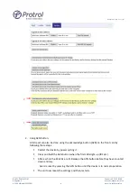 Preview for 16 page of Protrol IPC4020 User Manual