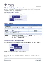 Preview for 22 page of Protrol IPC4020 User Manual