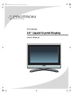 PROTRON PLTV-26CM User Manual preview