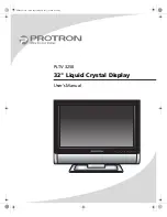 PROTRON PLTV-3250 User Manual preview