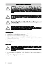 Предварительный просмотр 8 страницы PROUSER PSI200 Operating Manual