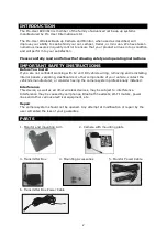 Preview for 2 page of PROUSER RVC3610 Manual