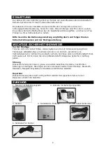 Preview for 9 page of PROUSER RVC3610 Manual