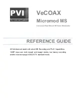 ProVideoInstruments VECOAX MICROMOD MS Reference Manual preview