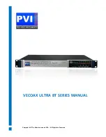 Preview for 1 page of ProVideoInstruments VECOAX ULTRA BT Series Manual