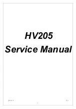 Предварительный просмотр 1 страницы Proview HV205 Service Manual