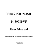 Preview for 2 page of Provision I4-390IPVF User Manual