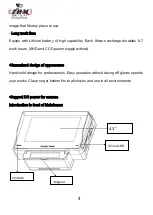 Preview for 4 page of Provision TM-43AHDBL Manual