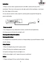 Preview for 6 page of Provision TM-43AHDBL Manual