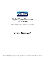 Предварительный просмотр 1 страницы ProVisual DVR1602-ATIP-S User Manual