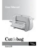 Provo Craft cuttlebug User Manual preview