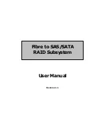 Proware Fibre to SAS/SATA RAID Subsystem User Manual preview