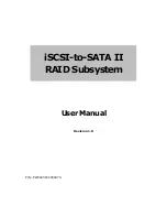 Proware iSCSI-to-SATA II RAID Subsystem User Manual preview