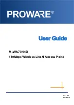 Preview for 1 page of Proware M-WA701ND User Manual