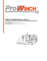 Prowinch PWCD Series User Manual preview