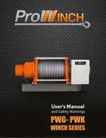 Prowinch PWG Series User'S Manual And Safety Warnings preview