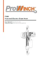 Prowinch PWHC1000i User Manual preview