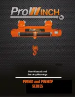 Prowinch PWMD Series User Manual And Security Warnings preview